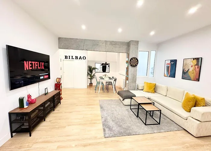 דירה Guggenheim Center 115m 3 Hab 2 Banos בילבאו